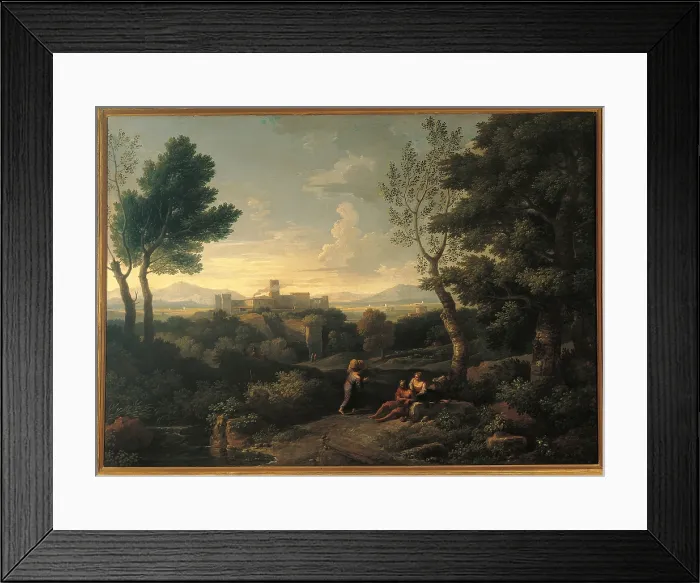 Framed Print : View of the Castle of Lunghezza, by Jan Frans Van Bloemen, 1700 - 1750 about, 18th Century, cm 102 x 142 - Italy, Lazio, Rome, Palazzo Koch, Banca dItalia-Gualino collection. All Framed Print : View of the Castle of Lunghezza, by Jan Frans Van Bloemen, 1700 - 1750 about, 18th Century, cm 102 x 142 - Italy, Lazio, Rome, Palazzo Koch, Banca dItalia-Gualino collection. All