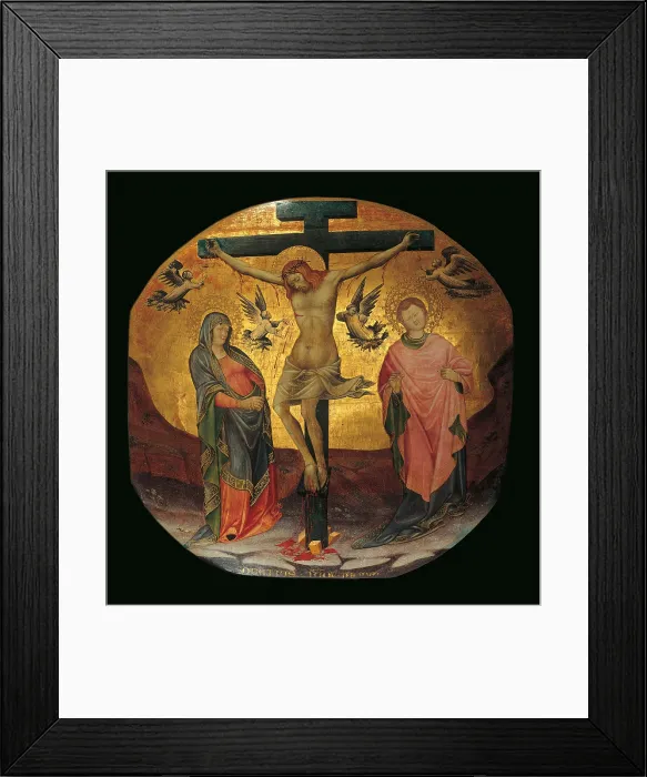Framed Print : Crucifixion, by Unknown Artist, 1430, 15th Century, - Italy, Emilia Romagna, Bologna, Osservanza Museum. All Framed Print : Crucifixion, by Unknown Artist, 1430, 15th Century, - Italy, Emilia Romagna, Bologna, Osservanza Museum. All