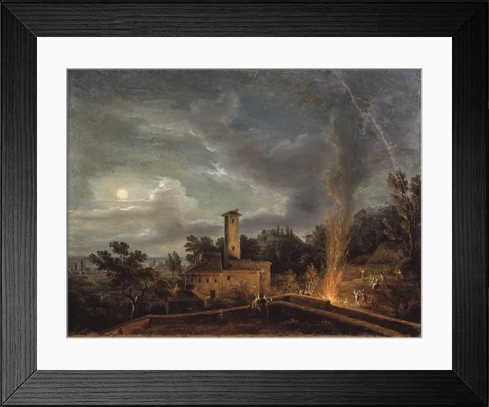 Framed Print : The Factory of Sulfuric Acid, by Antonio Basoli, 19th Century, oil on canvas - Italy, Emilia-Romagna, Bologna, Cassa di Risparmio. Whole artwork view Framed Print : The Factory of Sulfuric Acid, by Antonio Basoli, 19th Century, oil on canvas - Italy, Emilia-Romagna, Bologna, Cassa di Risparmio. Whole artwork view