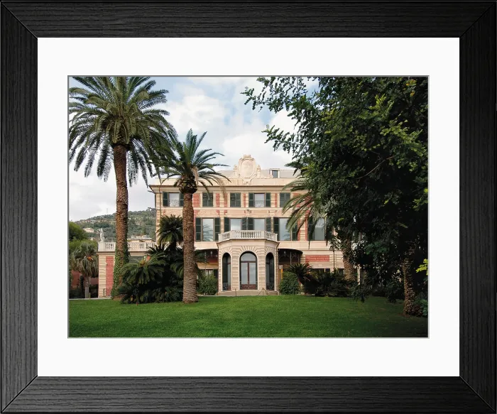 Framed Print : Villa Serra in Genoa Nervi, by Unknown Artist, 17th Century, - Italy, Liguria, Genoa, Nervi, Villa Serra