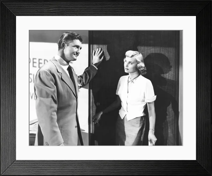 Framed Print : THE GOOD HUMOR MAN, from left: George Reeves, Lola Albright, 1950 Framed Print : THE GOOD HUMOR MAN, from left: George Reeves, Lola Albright, 1950