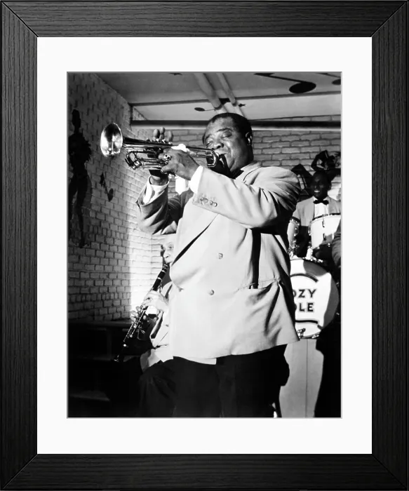 Framed Print : THE GLENN MILLER STORY, Louis Armstrong, 1954