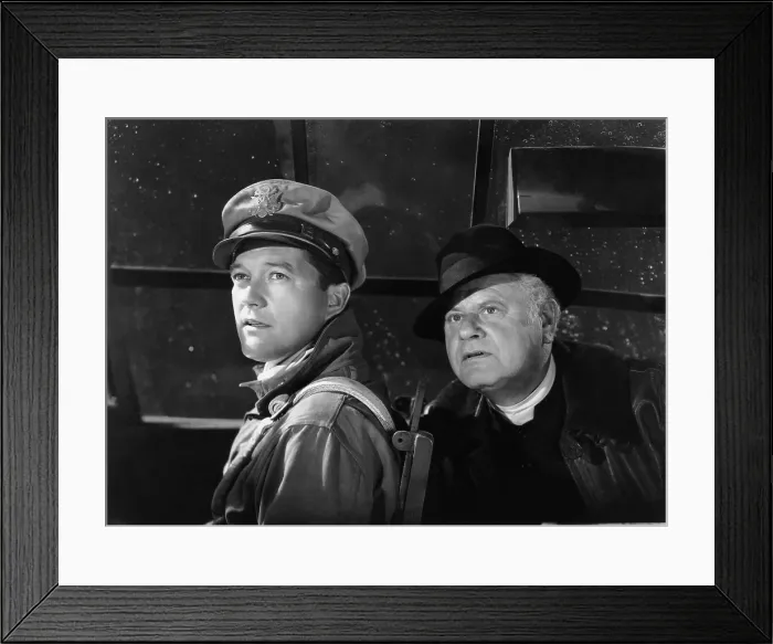 Framed Print : GOD IS MY CO-PILOT, Dennis Morgan, Alan Hale Sr. 1945