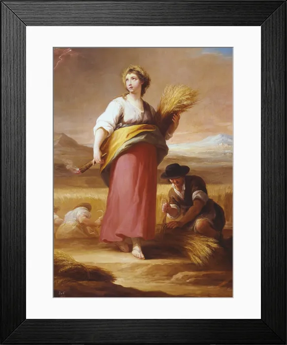 Framed Print : MAELLA, Mariano Salvador (1739-1819). Allegory of Summer. ca. 1792 Framed Print : MAELLA, Mariano Salvador (1739-1819). Allegory of Summer. ca. 1792