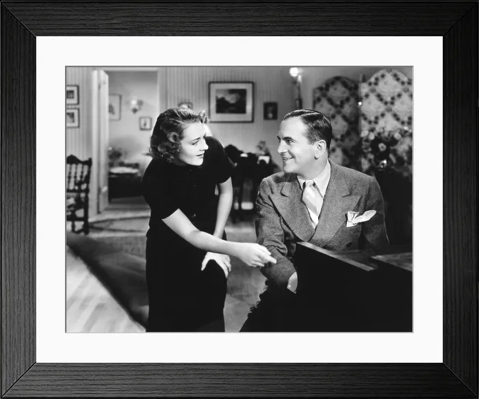 Framed Print : GO INTO YOUR DANCE, from left: Ruby Keeler, Al Jolson, 1935