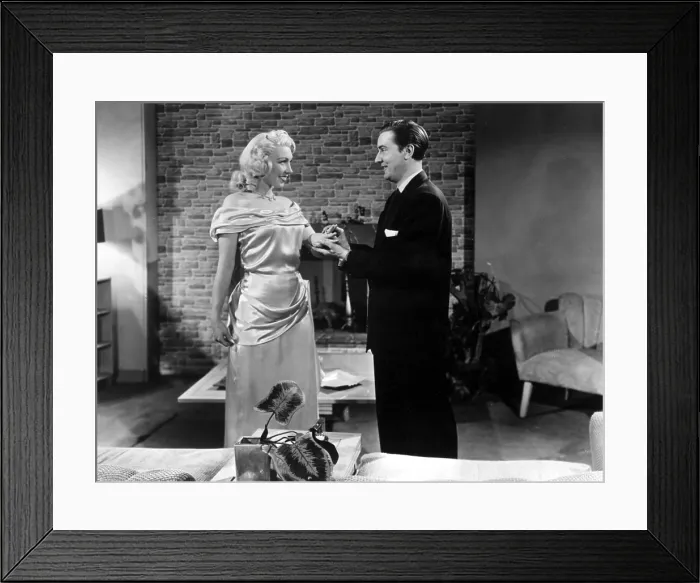 Framed Print : GLEN OR GLENDA, from left: Dolores Fuller, Edward D. Wood Jr. 1953