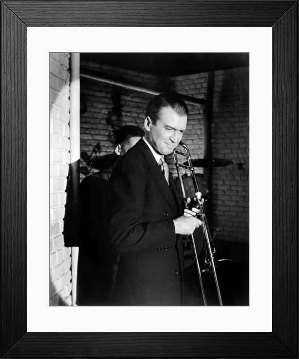 Framed Print : THE GLENN MILLER STORY, James Stewart, 1954 Framed Print : THE GLENN MILLER STORY, James Stewart, 1954