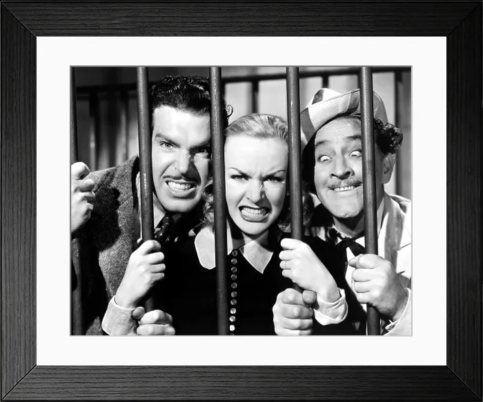 Framed Print : TRUE CONFESSION, Fred MacMurray, Carole Lombard, John Barrymore, 1937