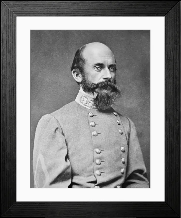 Framed Print : Confederate General, Richard Stoddert Ewell, was a senior commander under Stonewall Jackson and Robert E. Lee in the US Civil War Framed Print : Confederate General, Richard Stoddert Ewell, was a senior commander under Stonewall Jackson and Robert E. Lee in the US Civil War