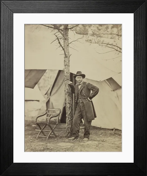 Framed Print : Ulysses Grant, was the Commanding General of the United States Army, in the final two years of the US Civil War Framed Print : Ulysses Grant, was the Commanding General of the United States Army, in the final two years of the US Civil War
