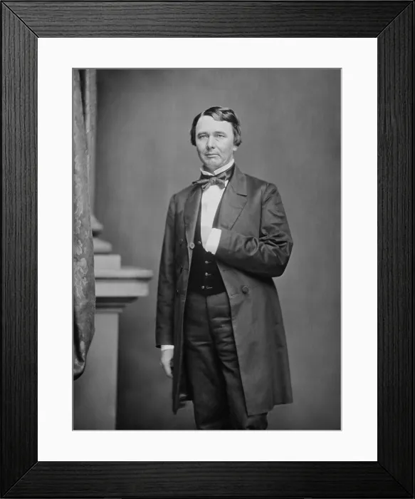 Framed Print : James Chesnut was Senator from South Carolina in the 35th and 36th Congresses, until is resignation in Nov. 1861