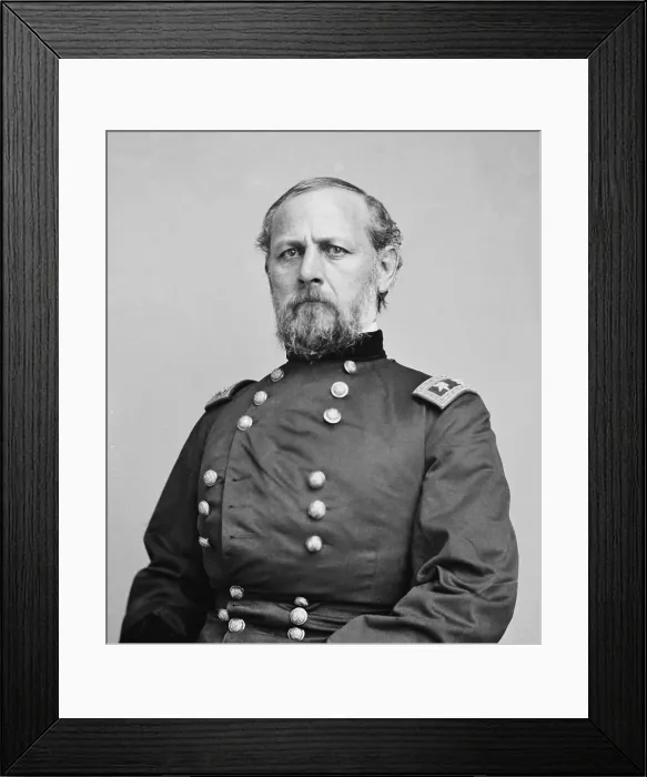 Framed Print : US Civil War Major General, Don Carlos Buell, led Union armies the Battles of Shiloh and Perryville in 1862