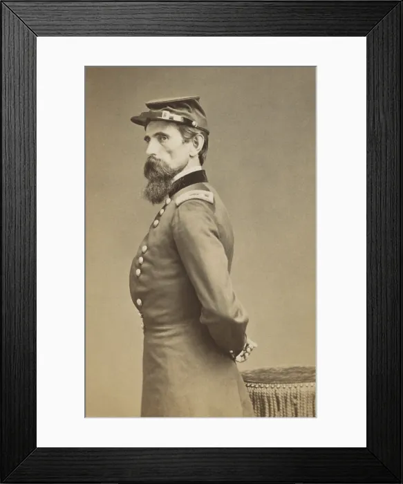Framed Print : Union Major General Lewis Wallace of 11th and 66th Indiana Infantry Regiments, 1861 during the US Civil War