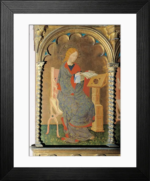 Framed Print : Polyptych of SantElena, by Michele di Matteo, 1427 - 1437 about, 15th Century, tempera and oil on panel Framed Print : Polyptych of SantElena, by Michele di Matteo, 1427 - 1437 about, 15th Century, tempera and oil on panel