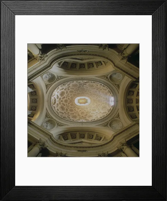 Framed Print : Saint Charles at Four Fountains, by Francesco Castelli also known as Borromini, 1634 - 1641, 17th Century - Italy, Lazio, Rome, Saint Charles at Four Fountains. Detail Framed Print : Saint Charles at Four Fountains, by Francesco Castelli also known as Borromini, 1634 - 1641, 17th Century - Italy, Lazio, Rome, Saint Charles at Four Fountains. Detail
