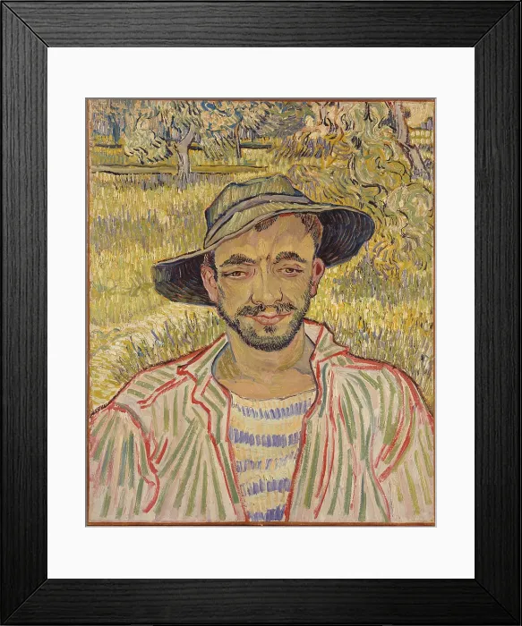 Framed Print : The Gardener, by Vincent Van Gogh, 1889, 19th Century, cm 61 x 50 - Italy, Lazio, Rome, National Gallery of Modern Art. All Framed Print : The Gardener, by Vincent Van Gogh, 1889, 19th Century, cm 61 x 50 - Italy, Lazio, Rome, National Gallery of Modern Art. All