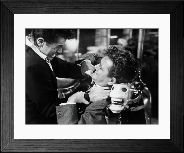 Framed Print : STRANGERS ON A TRAIN, Farley Granger, Robert Walker, 1951 Framed Print : STRANGERS ON A TRAIN, Farley Granger, Robert Walker, 1951