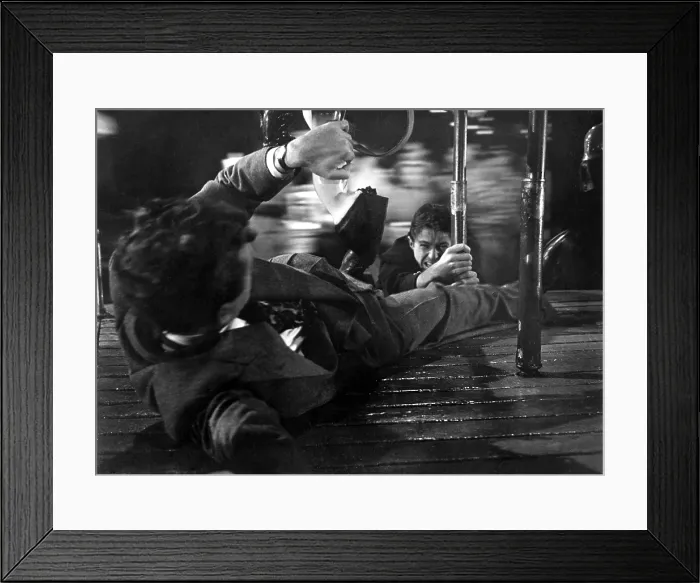 Framed Print : STRANGERS ON A TRAIN, Robert Walker, Farley Granger, 1951 Framed Print : STRANGERS ON A TRAIN, Robert Walker, Farley Granger, 1951