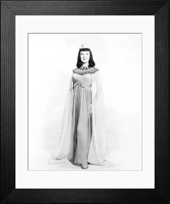 Framed Print : THE STORY OF MANKIND, Virginia Mayo as Cleopatra, 1957 Framed Print : THE STORY OF MANKIND, Virginia Mayo as Cleopatra, 1957