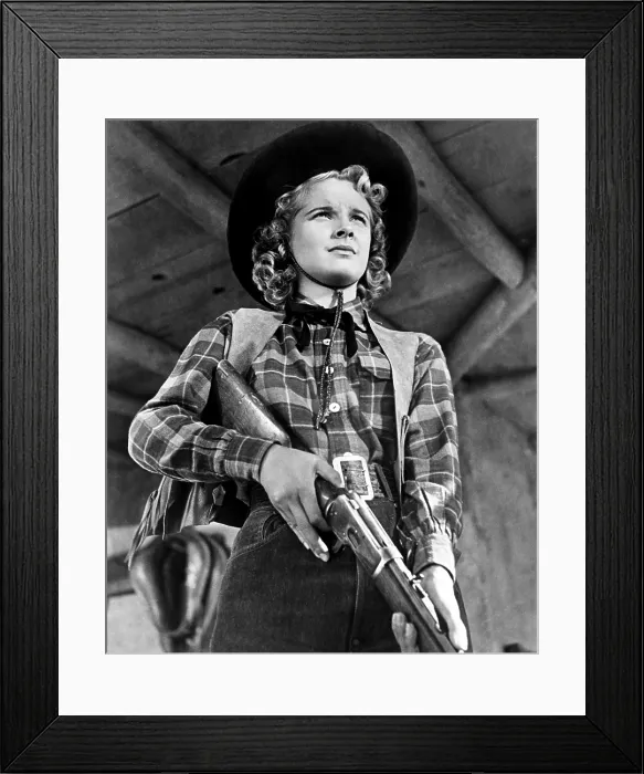 Framed Print : STREETS OF LAREDO, Mona Freeman, 1949 Framed Print : STREETS OF LAREDO, Mona Freeman, 1949