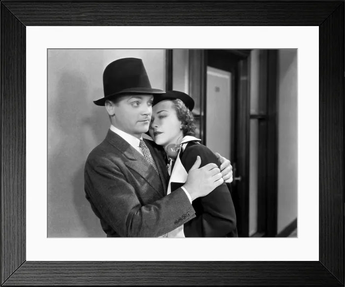 Framed Print : G-MEN, from left: James Cagney, Margaret Lindsay, 1935 Framed Print : G-MEN, from left: James Cagney, Margaret Lindsay, 1935