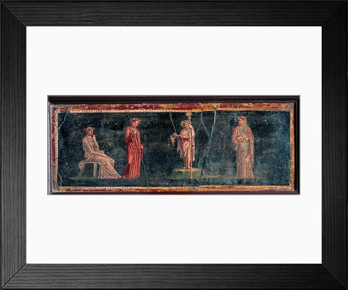 Framed Print : Preadella, by unknown artist, 45-79, 1st Century A.D. ripped fresco, 19 x 52 cm - Italy, Campania, Naples, National Archaeological Museum, Room LXVIII, inv. 9267 Framed Print : Preadella, by unknown artist, 45-79, 1st Century A.D. ripped fresco, 19 x 52 cm - Italy, Campania, Naples, National Archaeological Museum, Room LXVIII, inv. 9267