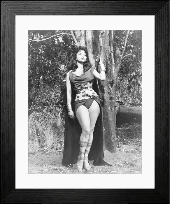 Framed Print : GOLIATH AND THE BARBARIANS, (aka IL TERRORE DEI BARBARI), Chelo Alonso, 1959