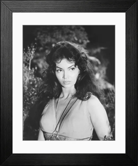 Framed Print : GOLIATH AND THE BARBARIANS, (aka IL TERRORE DEI BARBARI), Chela Alonso, 1959 Framed Print : GOLIATH AND THE BARBARIANS, (aka IL TERRORE DEI BARBARI), Chela Alonso, 1959