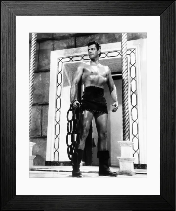 Framed Print : GOLIATH AND THE VAMPIRES, (aka MACISTE CONTRO IL VAMPIRO), Gordon Scott, 1961