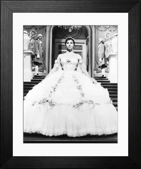 Framed Print : THE GLASS SLIPPER, Leslie Caron, 1955 Framed Print : THE GLASS SLIPPER, Leslie Caron, 1955