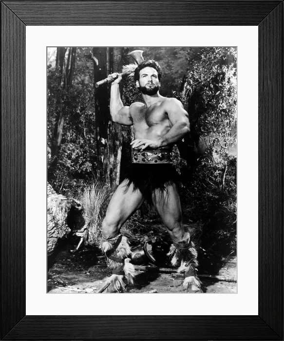 Framed Print : GOLIATH AND THE BARBARIANS, (aka IL TERRORE DEI BARBARI), Steve Reeves, 1959