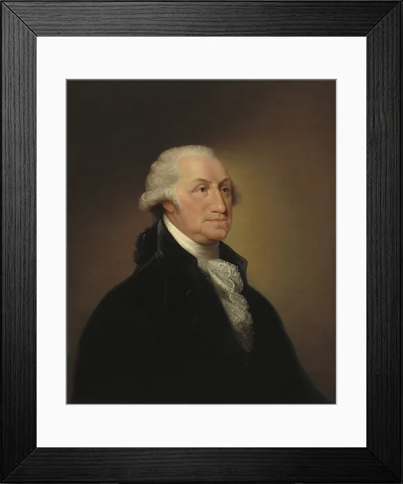 Framed Print : George Washington, by Edward Savage, American painting, 1796 Framed Print : George Washington, by Edward Savage, American painting, 1796