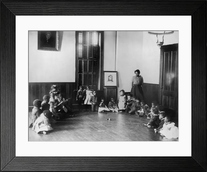 Framed Print : Kindergarten at Haines Normal and Industrial Institute, Augusta, Georgia, 1899