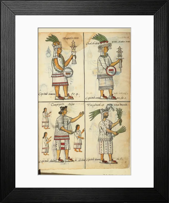 Framed Print : Historia General de las Cosas de Nueva Espaa Aztec Chronicles, by Unknown Artist, 1575 - 1577 about, 16th Century, - Italy, Tuscany, Florence, Medicean Laurentian Library. All Framed Print : Historia General de las Cosas de Nueva Espaa Aztec Chronicles, by Unknown Artist, 1575 - 1577 about, 16th Century, - Italy, Tuscany, Florence, Medicean Laurentian Library. All