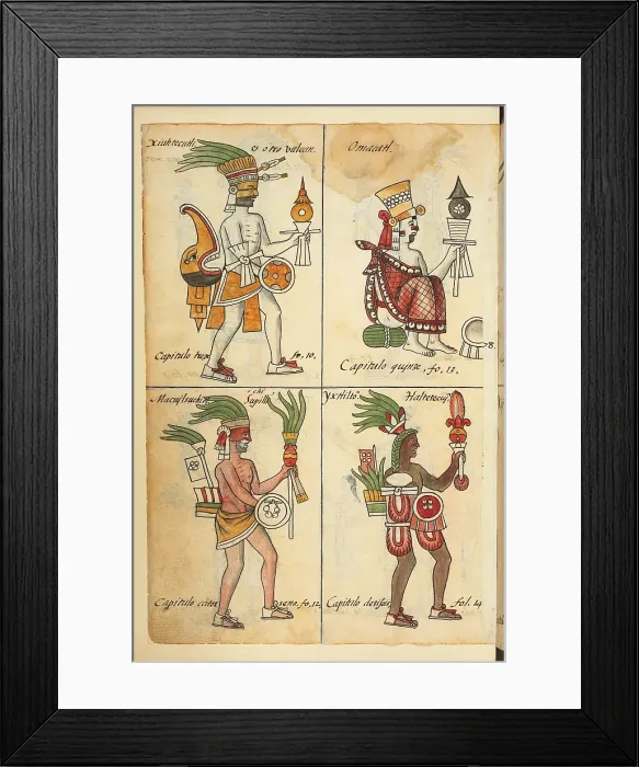 Framed Print : Historia General de las Cosas de Nueva Espaa Aztec Chronicles, by Unknown Artist, 1575 - 1577 about, 16th Century, - Italy, Tuscany, Florence, Medicean Laurentian Library. All Framed Print : Historia General de las Cosas de Nueva Espaa Aztec Chronicles, by Unknown Artist, 1575 - 1577 about, 16th Century, - Italy, Tuscany, Florence, Medicean Laurentian Library. All