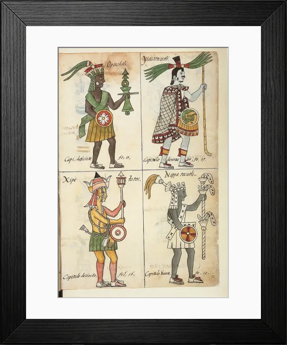 Framed Print : Historia General de las Cosas de Nueva Espaa Aztec Chronicles, by Unknown Artist, 1575 - 1577 about, 16th Century, - Italy, Tuscany, Florence, Medicean Laurentian Library. All Framed Print : Historia General de las Cosas de Nueva Espaa Aztec Chronicles, by Unknown Artist, 1575 - 1577 about, 16th Century, - Italy, Tuscany, Florence, Medicean Laurentian Library. All