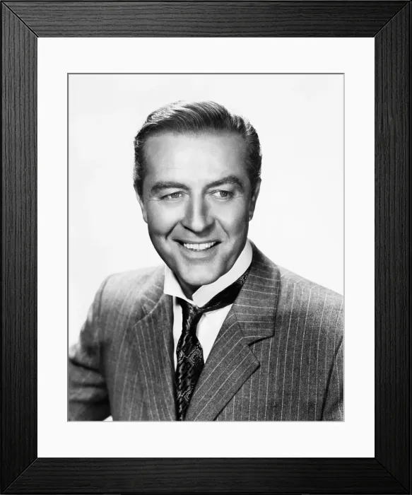 Framed Print : THE GIRL IN THE RED VELVET SWING, Ray Milland, 1955, TM and Copyright 20th Century Fox Film Corp. All rights reserved