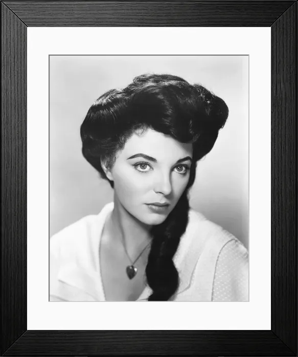 Framed Print : THE GIRL IN THE RED VELVET SWING, Joan Collins, 1955, 20th Century Fox, TM & Copyright, courtesy Everett Collection
