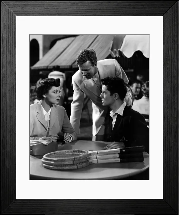 Framed Print : STRANGERS ON A TRAIN, Ruth Roman, Farley Granger, 1951