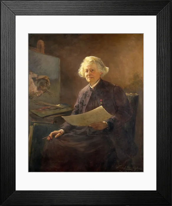 Framed Print : ROSA BONHEUR, by Anna Klumpke, 1906, French painting, oil on canvas