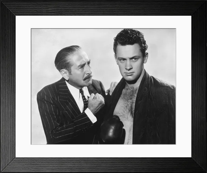 Framed Print : GOLDEN BOY, from left: Adolphe Menjou, William Holden, 1939
