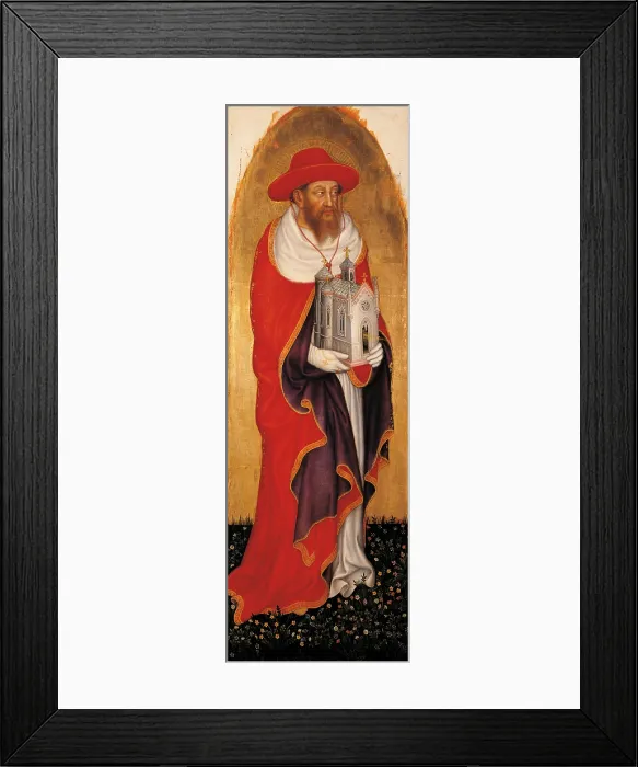 Framed Print : Valle Romita Polyptych, by Gentile di Niccol known as Gentile da Fabriano, 1405 - 1410 about, 15th Century, tempera and gold on wood, cm 157, 2 x 79, 5 - Italy, Lombardy, Milan