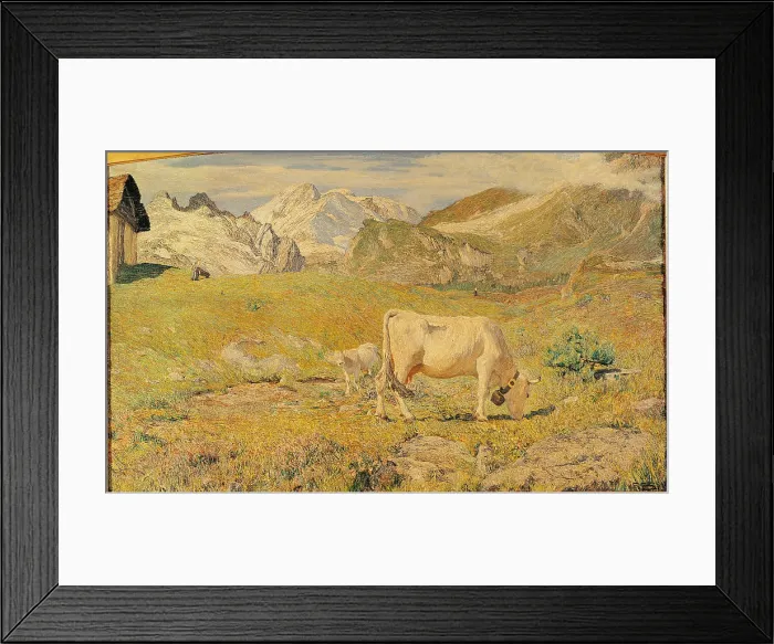 Framed Print : Spring Pasture, by Giovanni Segantini, 1896, 19th Century, oil on canvas, cm 95 x 155 - Italy, Lombardy, Milan, Brera art gallery. All Framed Print : Spring Pasture, by Giovanni Segantini, 1896, 19th Century, oil on canvas, cm 95 x 155 - Italy, Lombardy, Milan, Brera art gallery. All