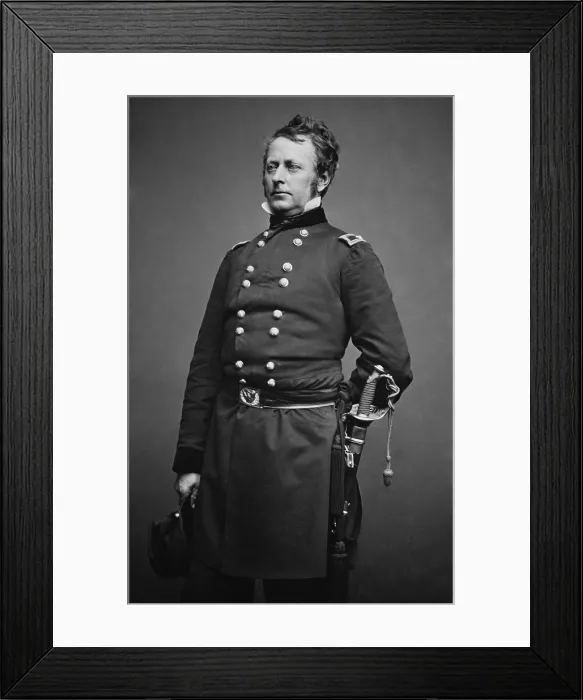 Framed Print : General Joseph Hooker, was the third commander of the Army of the Potomac, for six months in 1863 during the US Civil War Framed Print : General Joseph Hooker, was the third commander of the Army of the Potomac, for six months in 1863 during the US Civil War