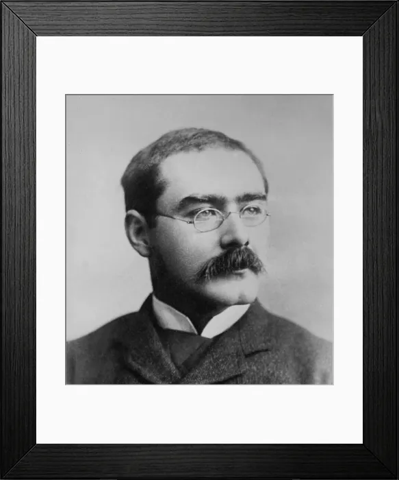Framed Print : Rudyard Kipling, English writer and poet, c. 1900. He was awarded the 1907 Nobel Prize in Literature Framed Print : Rudyard Kipling, English writer and poet, c. 1900. He was awarded the 1907 Nobel Prize in Literature