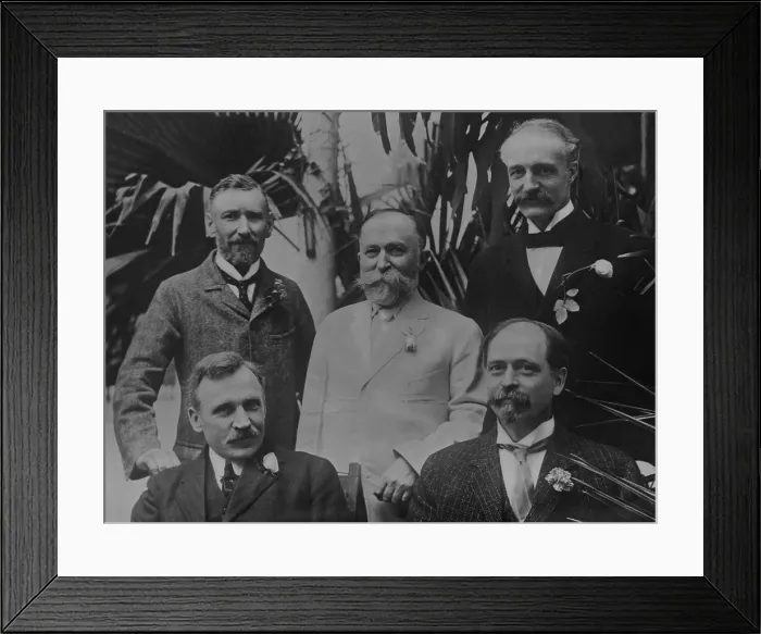 Framed Print : International group of Progressives, c. 1910-1915. Clockwise from top left: Sir Horace Plunkett, Irish politician; Dr Framed Print : International group of Progressives, c. 1910-1915. Clockwise from top left: Sir Horace Plunkett, Irish politician; Dr