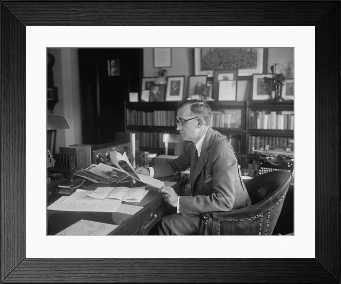 Framed Print : Thomas R. Shipp with a speech written by William Jennings Bryan, July 28, 1925. Bryan had died two days earlier