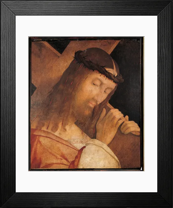 Framed Print : Jesus Christ Bearing the Cross, by Bernardino Zaganelli, 16th Century, - Italy, Lombardy, Milan, Brera art gallery. All