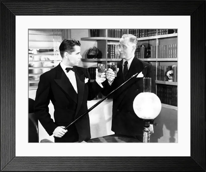 Framed Print : GILDA, Glenn Ford, George Macready, 1946 Framed Print : GILDA, Glenn Ford, George Macready, 1946