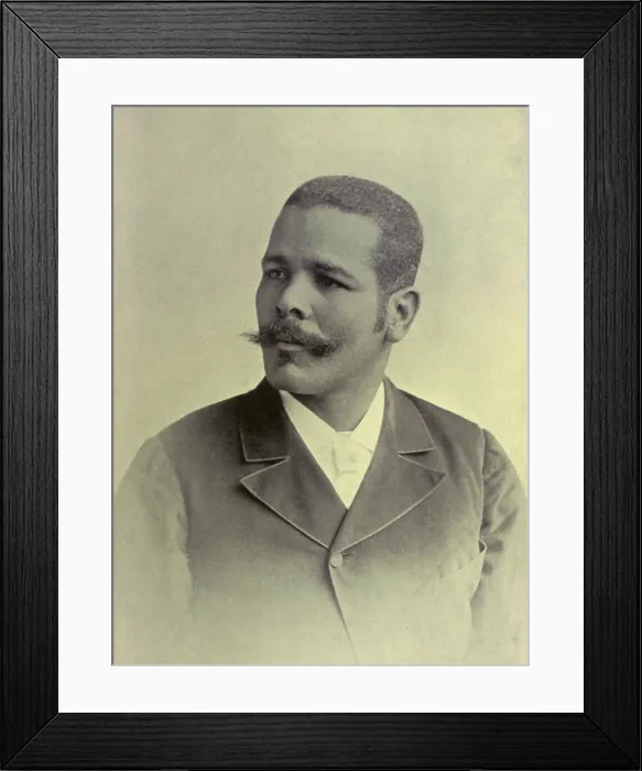 Framed Print : General Jose Antonio Maceo was a commander in the Cuban Army of Independence. Maceo lead regular and guerrilla forces against Spanish forces until his death in Dec